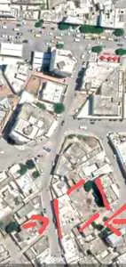 1000 m2 au centre de Sousse dont 328 m2 couverts en R+1