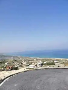Terrain Bizerte vue sur mer