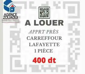 APPRT S+0 PRÈS CARREFFOUR LAFAYETTE 400 DT POUR SÉRIEUX