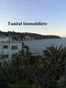 A gammarth A louer petite villa neuf en finition vue sur mer dégager