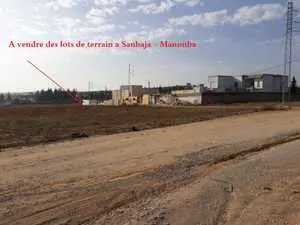 Des lots de terrains a Sanhaja - Manouba