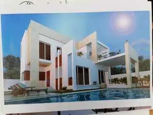 une villa s+4 en cours de finition à Sidi Hamed 27246323