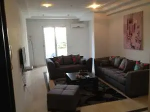 S+2 meublé THS de 120 m2 pour longue durée à Riadh el Andalous