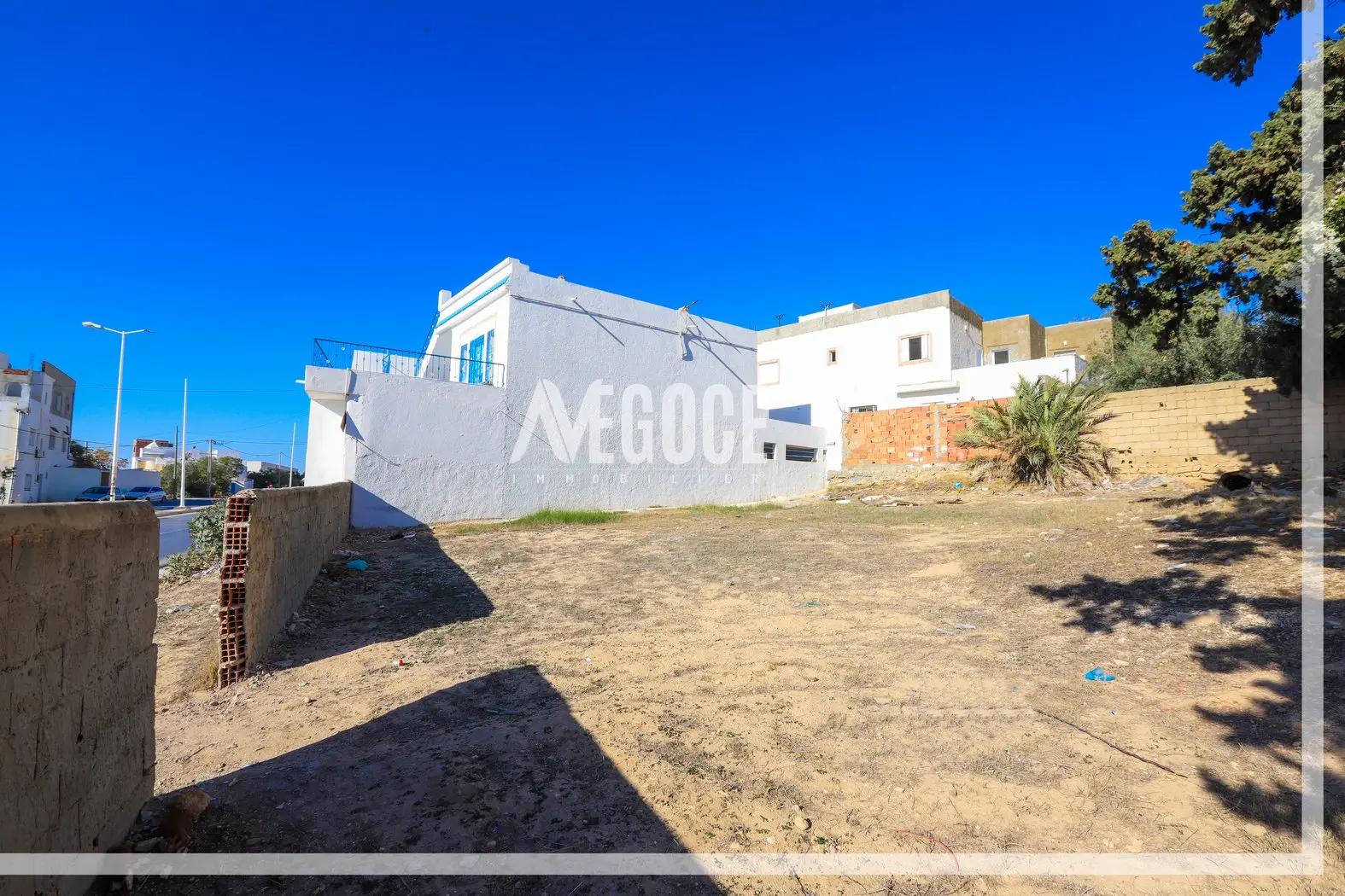 A vendre un terrain constructible à Hammamet Nord