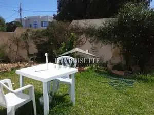 Studio meublé avec jardin à la Marsa corniche MAL0798