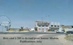 À vendre un terrain de construction immeuble situé a Zaouiet Sousse