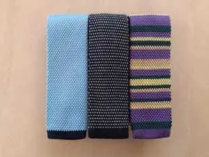 3 cravates slim en maille - Uniqlo - 25 dt 