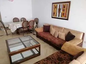 Location appartement trois chambres salon meublé par nuit à Tunis route la marsa