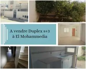 A el Mohammedia à vendre duplex S+3.