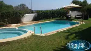 Villa La Romance S+3 Avec Piscine Kélibia La Blanche Mansora