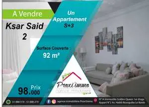 Un Appartement Rénové en S+3