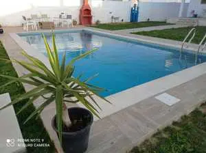 Location de villa indépendante avec piscine privé à plage Nord haouaria