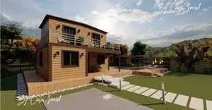 Maison en bois a partir 32 milles infos:28.910.822