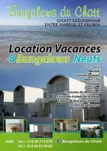 LOCATION VACANCES BUNGALOWS PLAGE CHATT EZZOUHOUR