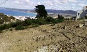 Terrain de 640m² a vendre à Tbarka ( Vue sur mer ) 