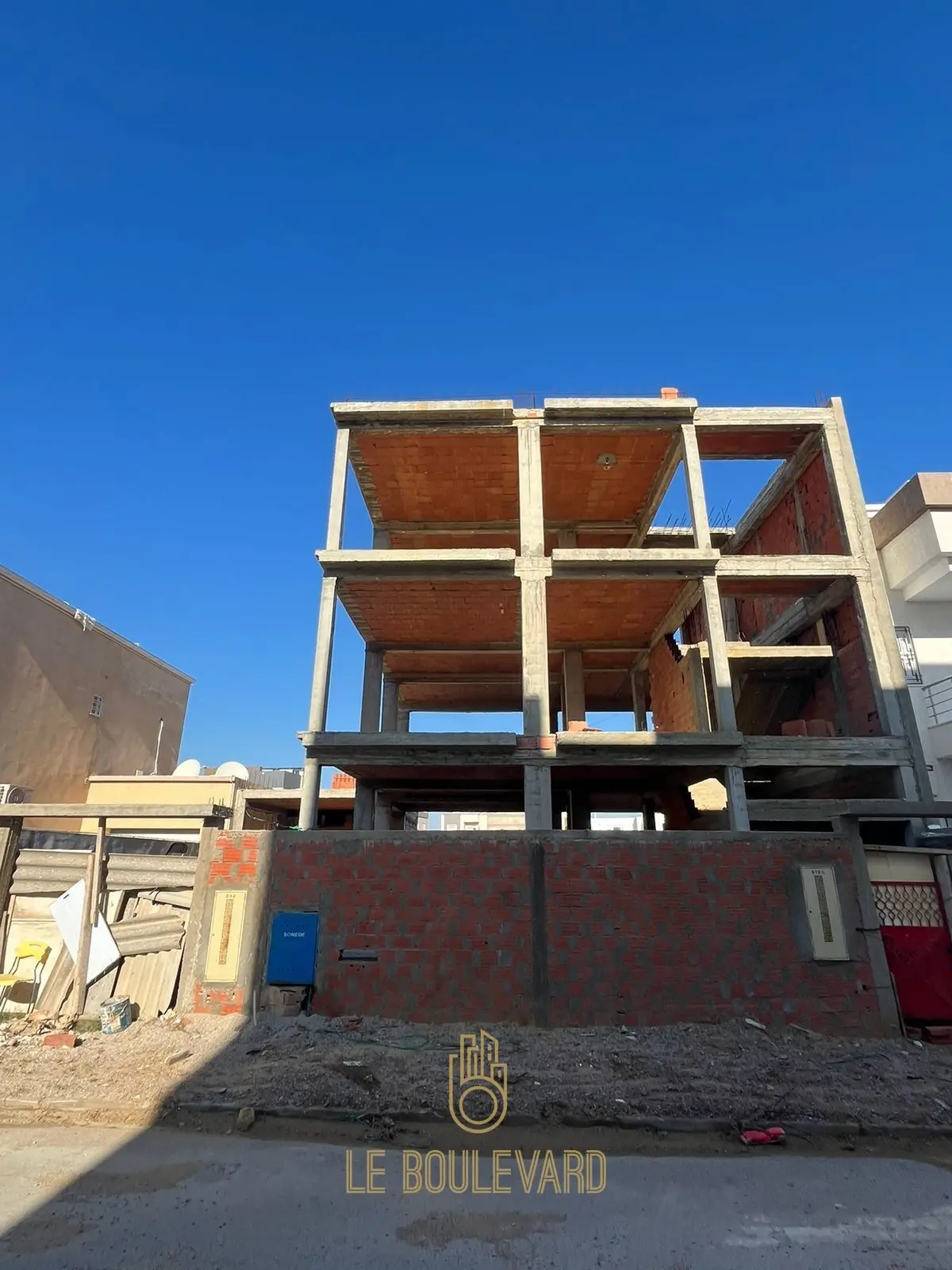 A Vendre Immeuble Inachevé R+2 à AFH Mrezge, Cité El Wafa ,Nabeul