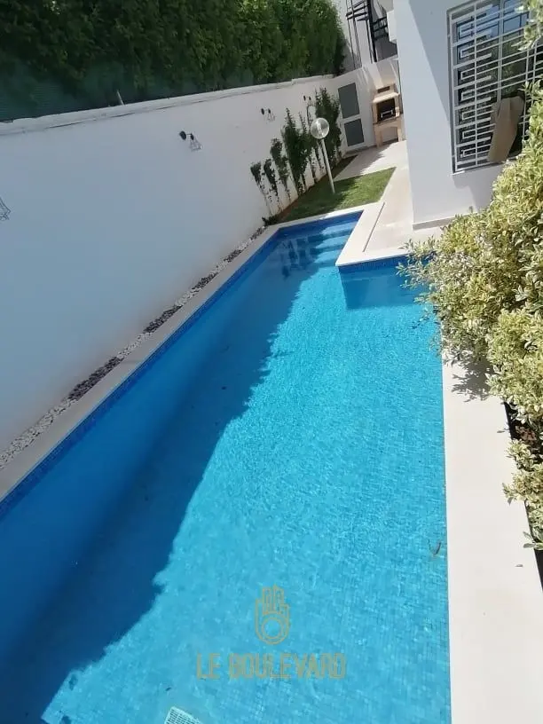 Location Pour Vos Vacance Villa Duplex S+4 Avec Piscine 