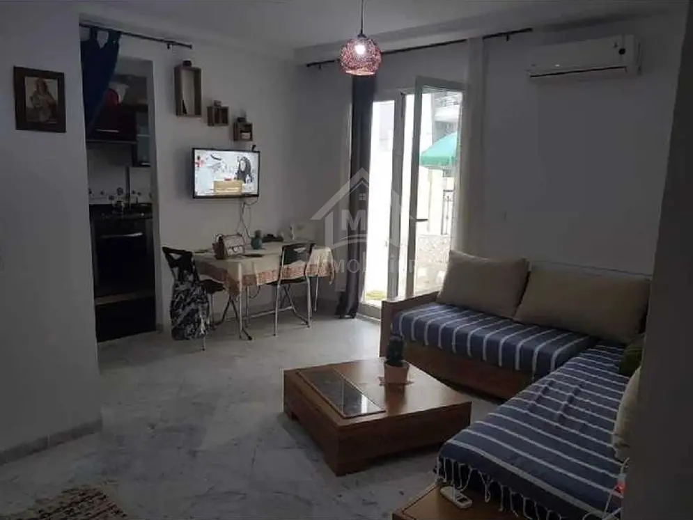 Appartement RDC S+1 avec jardin à vendre à AFH Mrezga 51355351