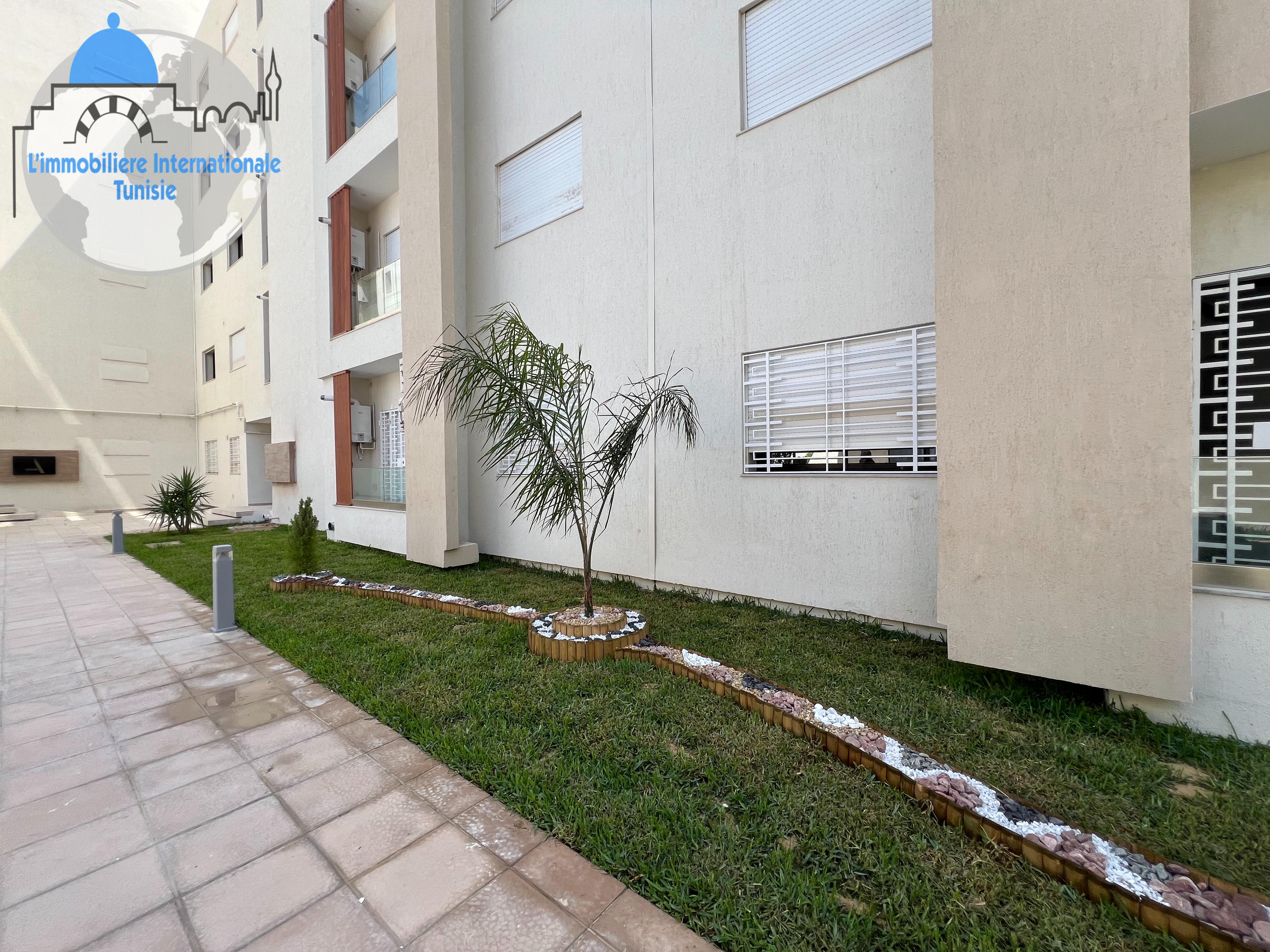 à vendre un charmant appartement S+1 RDC à kantaoui