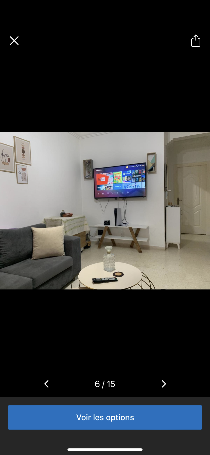 Appartement haut standing meublée s+1 - صورة 3