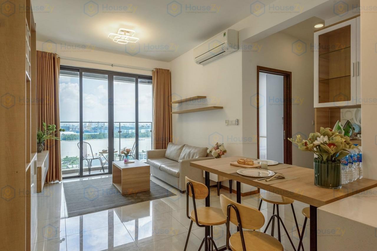 HouseZy - Cho thuê căn hộ 2 phòng ngủ full nội thất, view trực diện sông tại One Verandah Quận 2- Giá chỉ 18tr