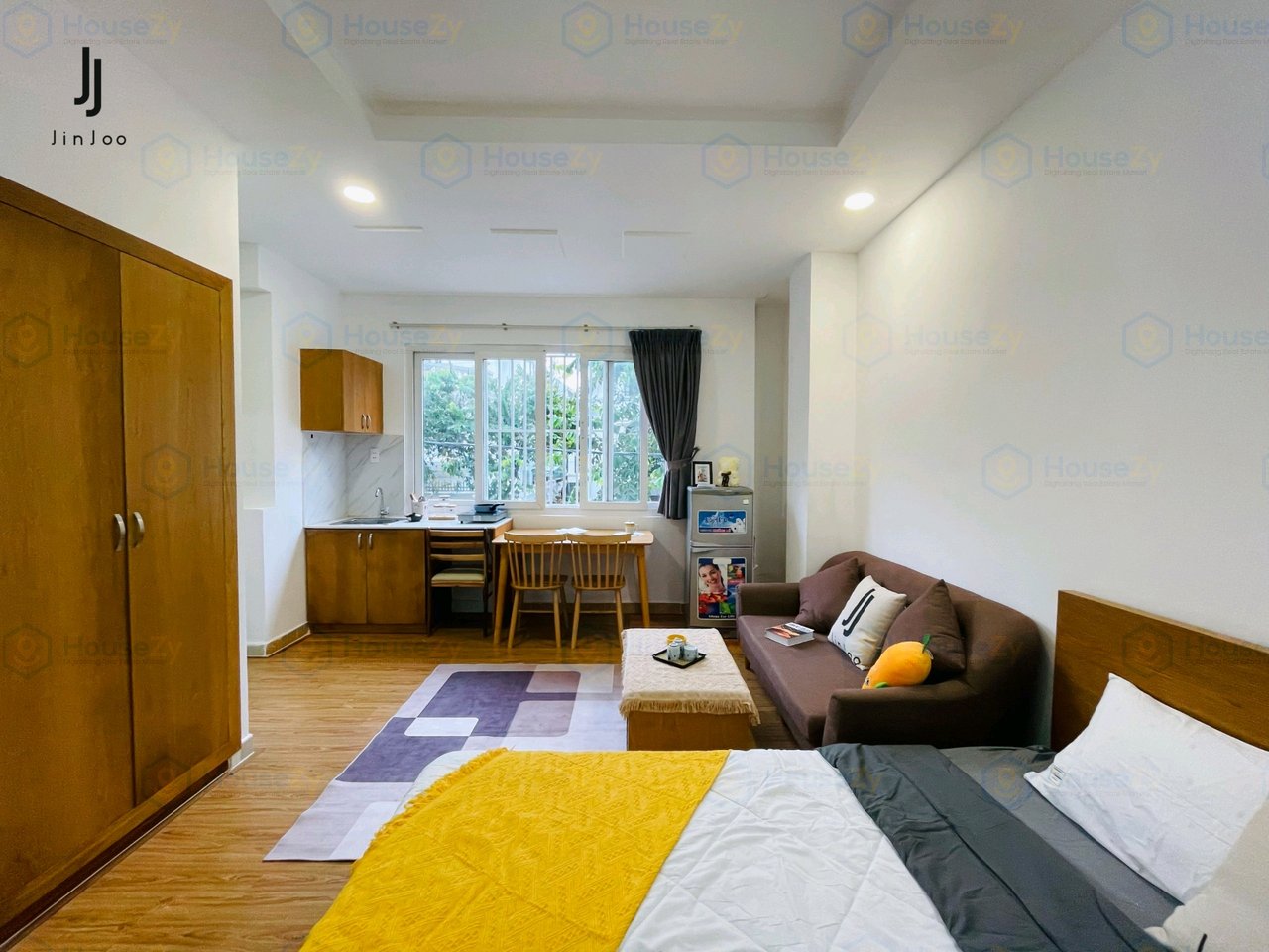 HouseZy - Trống lại Studio, có đủ Full Nội Thất ở KDC Trung Sơn