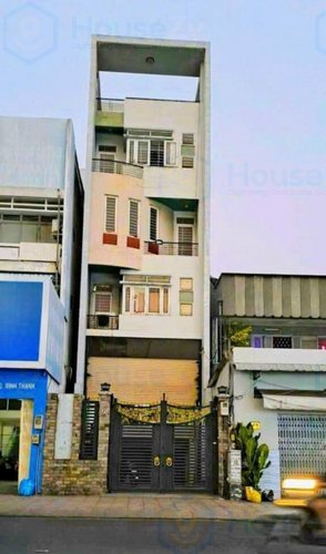 HouseZy -  🍀Nhà đẹp, 6x26 Hầm + 4 tầng mặt tiền đường Nơ Trang Long, giá 58tr thương lượng