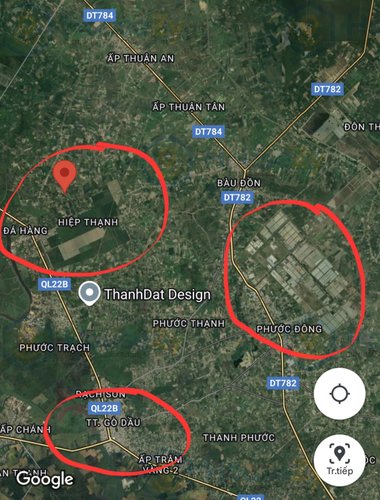 Hình ảnh ĐẤT 2 MẶT TIỀN, ẤP RỘC A, THẠNH ĐỨC, GÒ DẦU, GIÁ TỐT