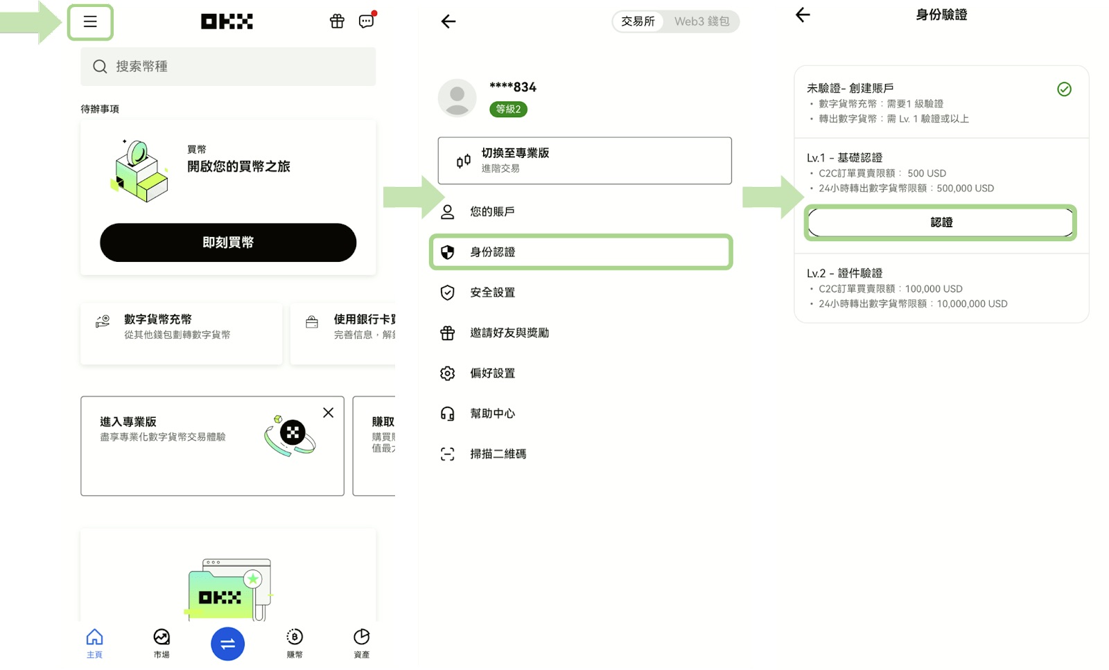 第一個比特幣怎麼買？入金/交易/出金圖解實測| 幣修學分