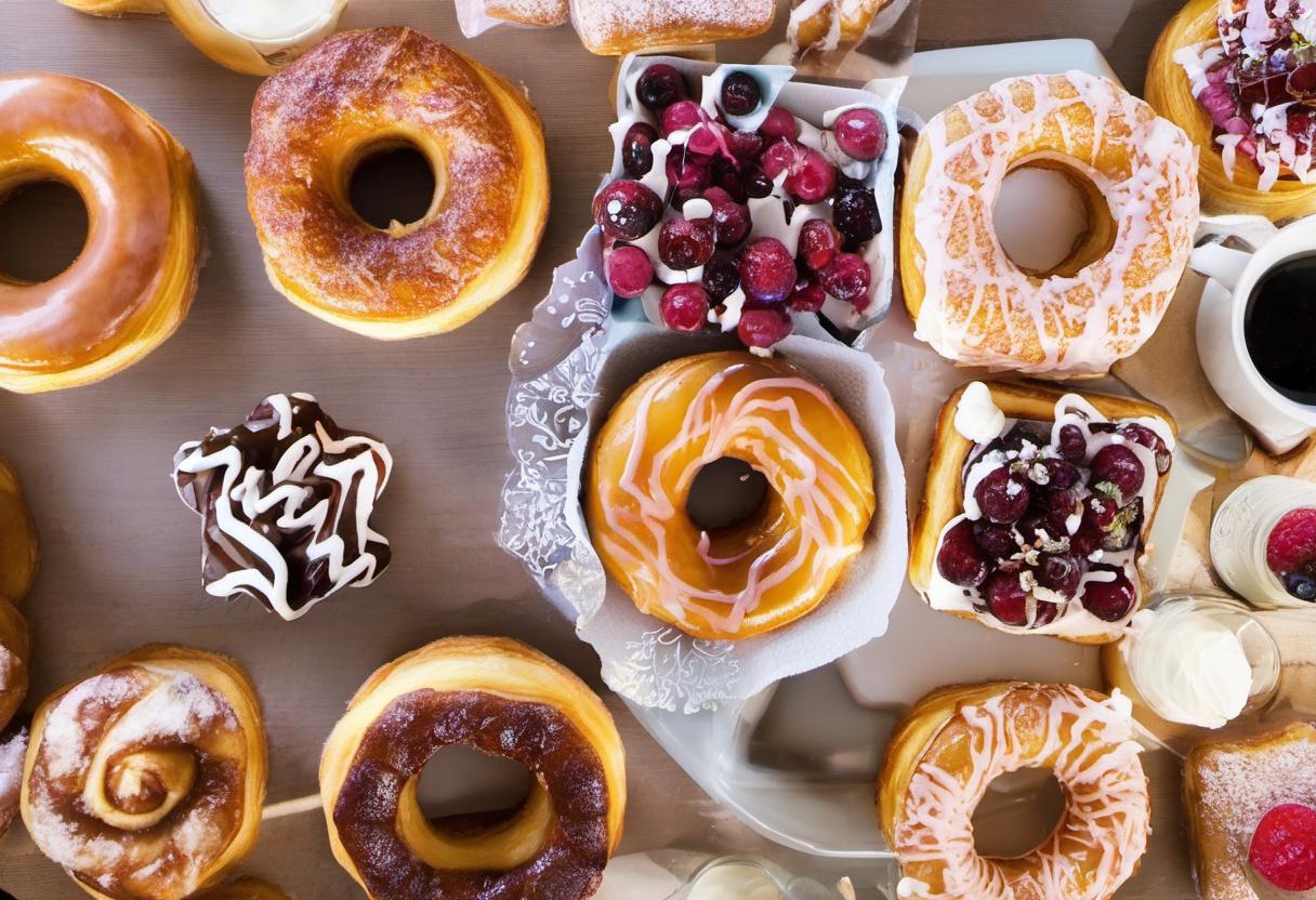 Image showing the final output answering the question: how do I stuff a cronut.