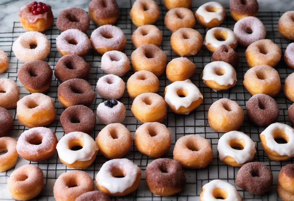 Image showing the final output answering the question: how do I make cronut donut holes.