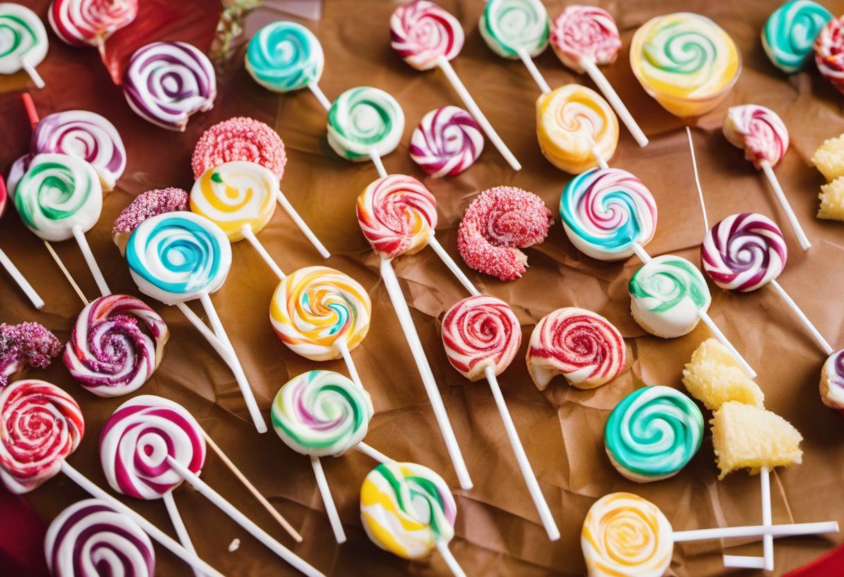 Image showing the final output answering the question: How do I host a lollipop-themed party.