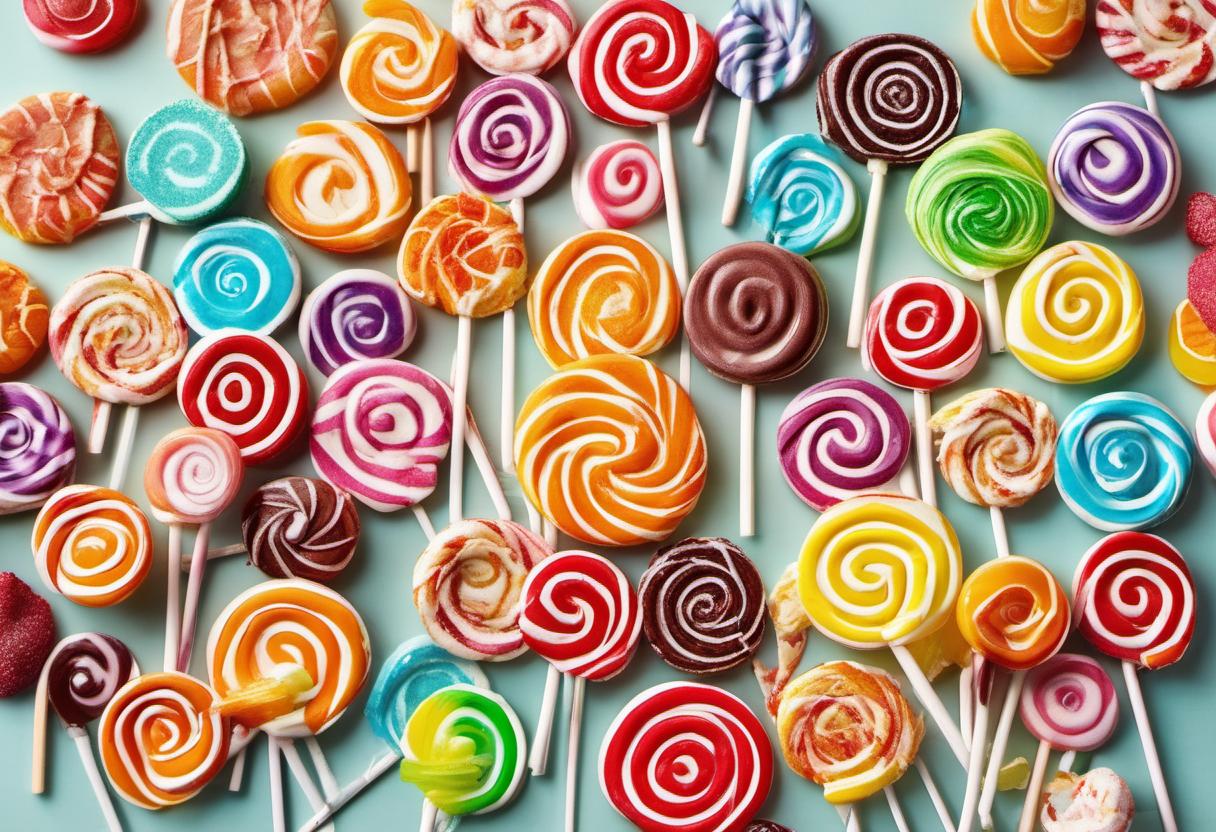 Image showing the final output answering the question: How do I make lollipop-inspired crafts.