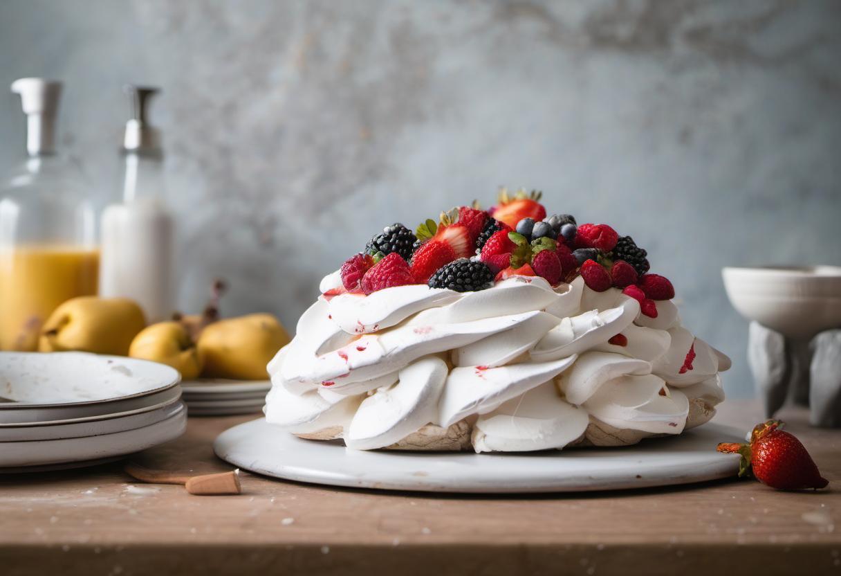 Image showing the final output answering the question: How do I prevent a soggy pavlova.