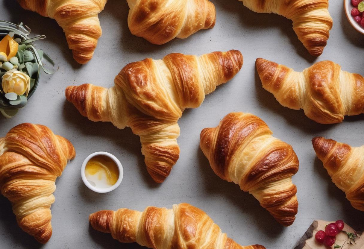 Image showing the final output answering the question: how do I shape croissants like a pro.