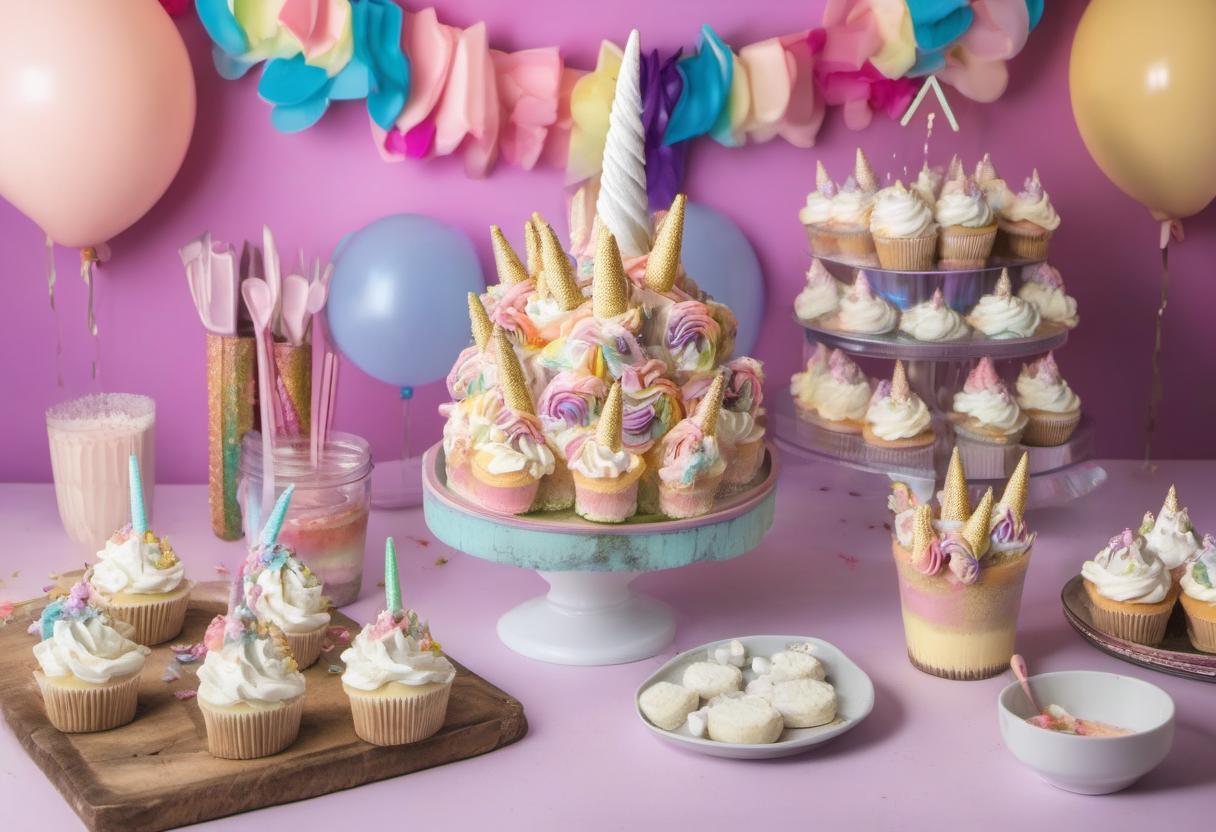 Image showing the final output answering the question: how do I make a unicorn-themed party.