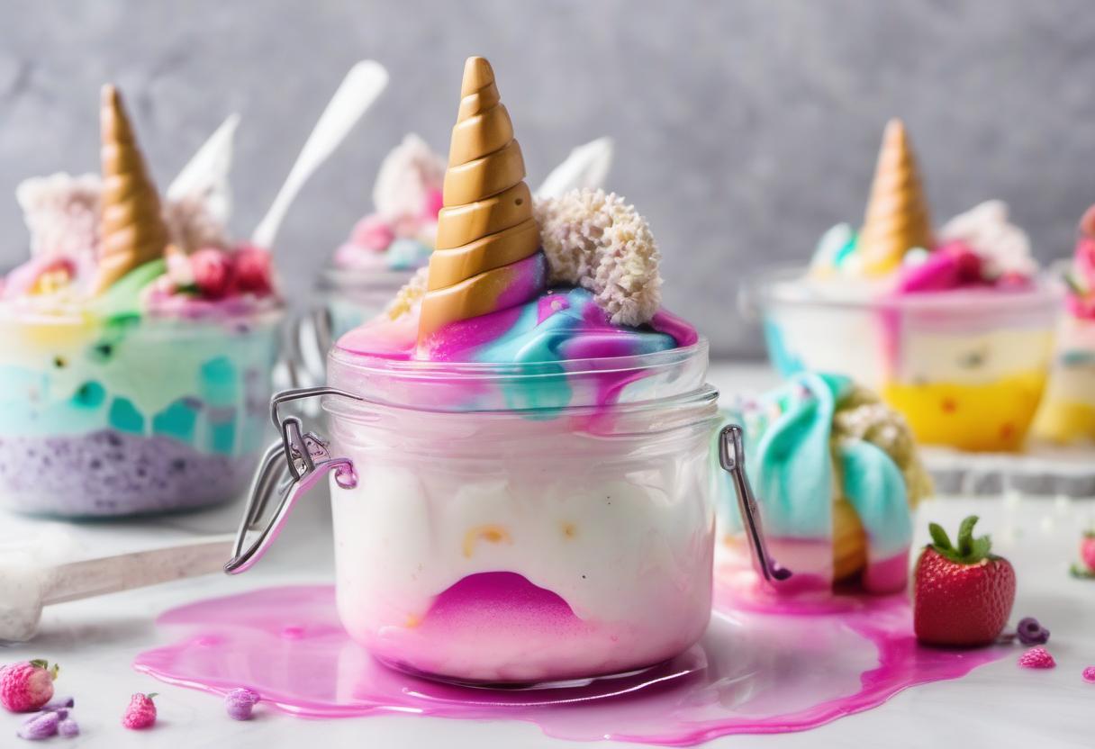 Image showing the final output answering the question: how do I make unicorn slime.