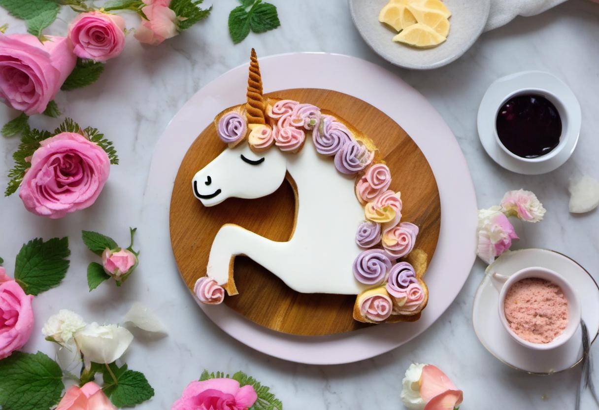 Image showing the final output answering the question: make Unicorn Toast.