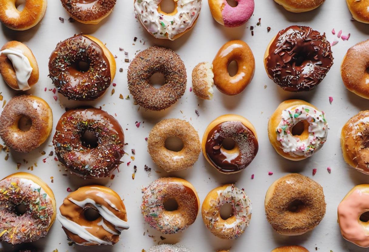 Image showing the final output answering the question: top your doughnuts like a pro.