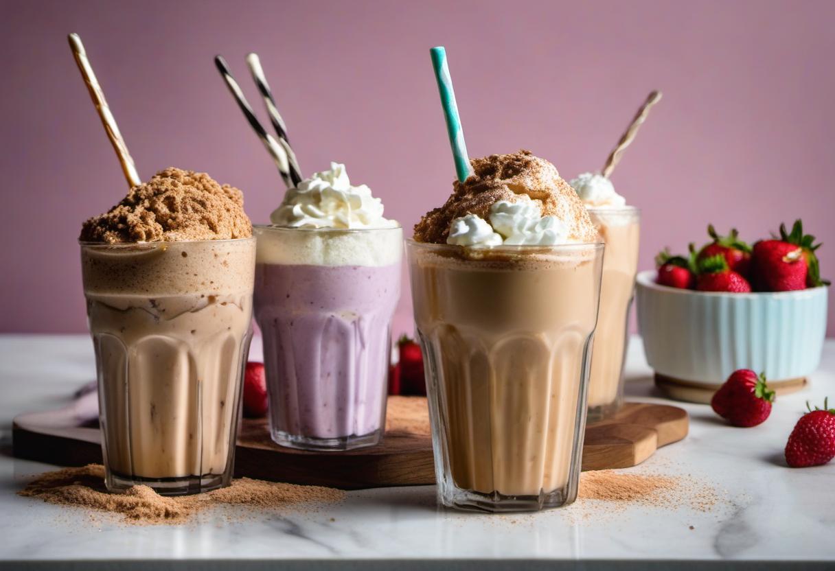 Image showing the final output answering the question: make a Freak Frappe.