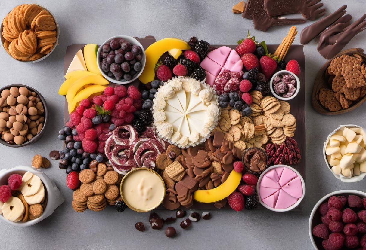 Image showing the final output answering the question: create a Dessert Charcuterie Board.