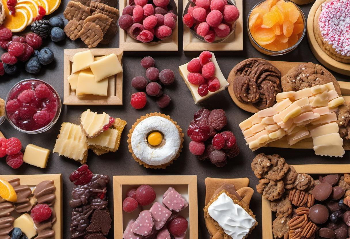 Image showing the final output answering the question: choose the perfect sweets for a Dessert Charcuterie Board.