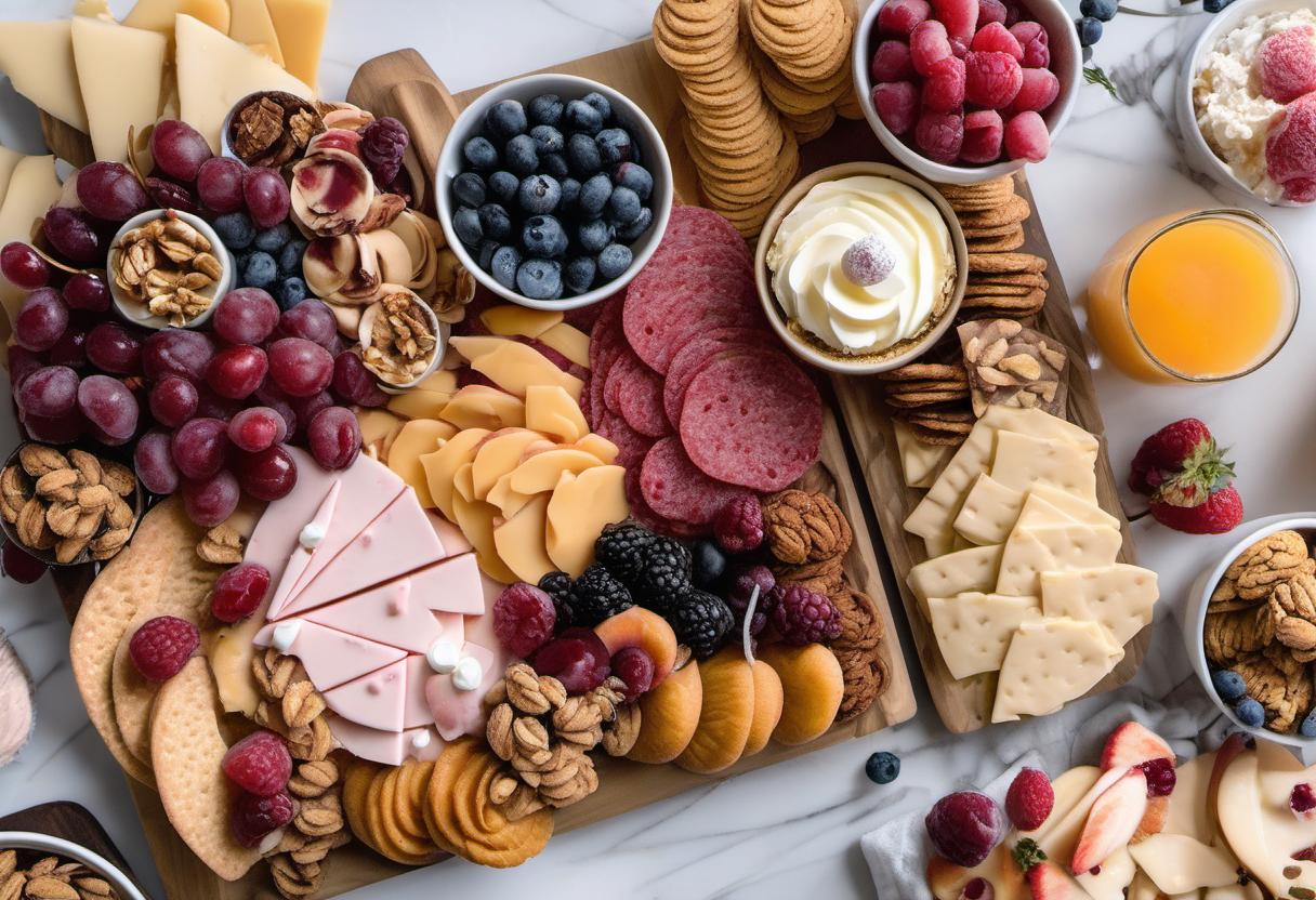 Image showing the final output answering the question: style your Dessert Charcuterie Board like a pro.