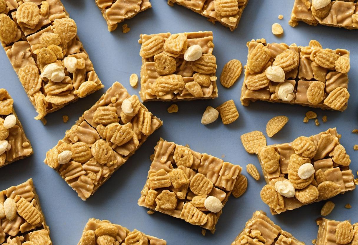 Image showing the final output answering the question: How do I whip up Golden Grahams cereal bars.