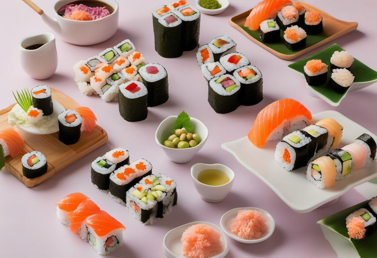 Image showing the final output answering the question: How do I make a Sushi Cake.