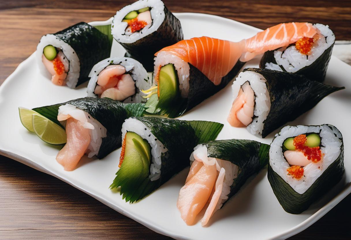 Image showing the final output answering the question: How do I choose the right fish for Temaki Hand Rolls.