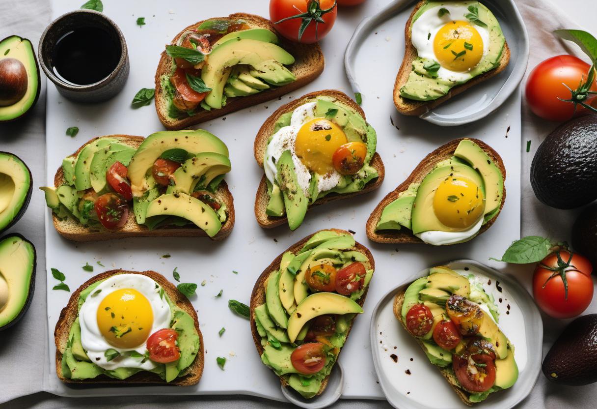 Image showing the final output answering the question: How do I whip up a gourmet Avocado Toast.