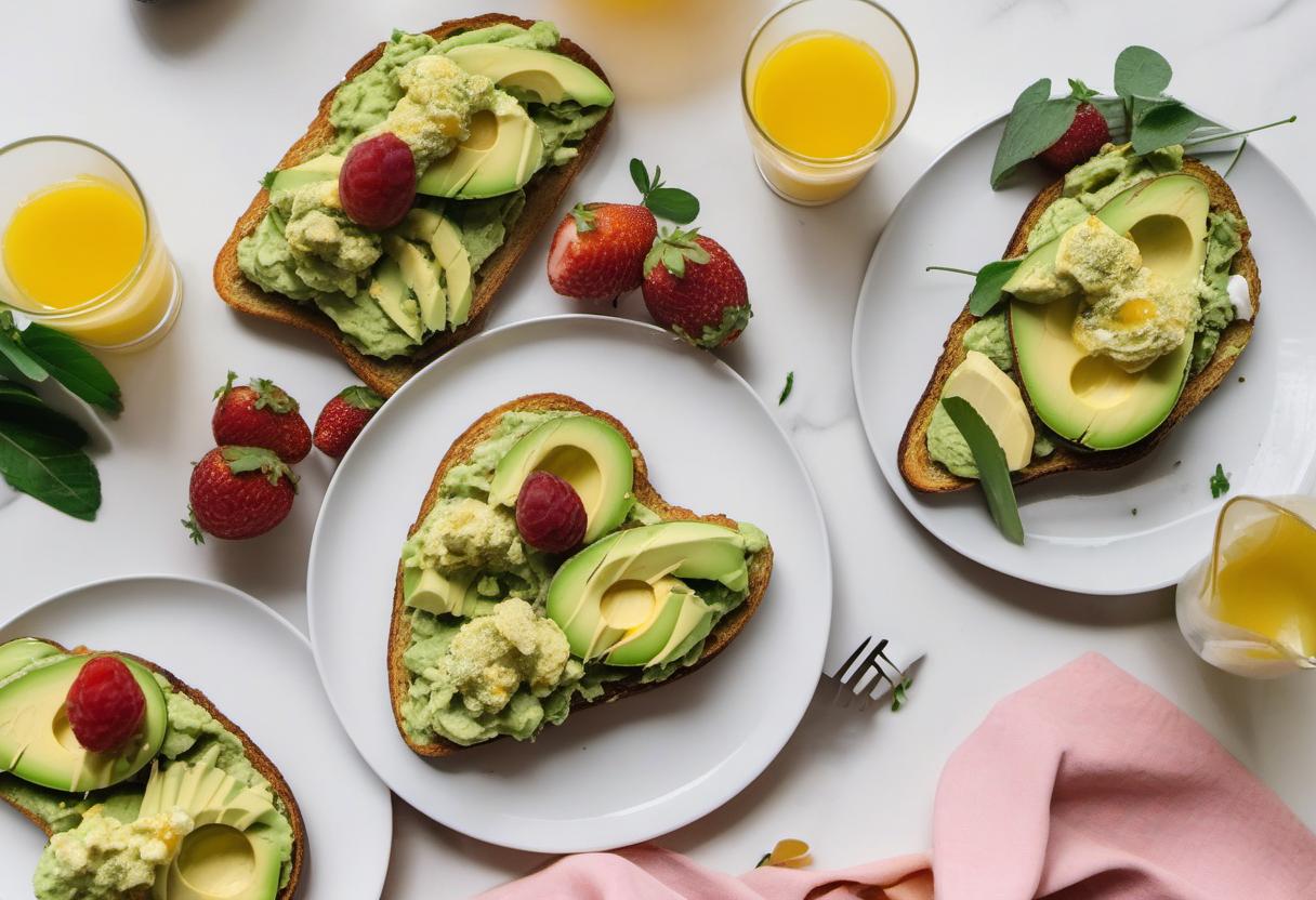 Image showing the final output answering the question: How do I make Avocado Toast for a girls brunch.