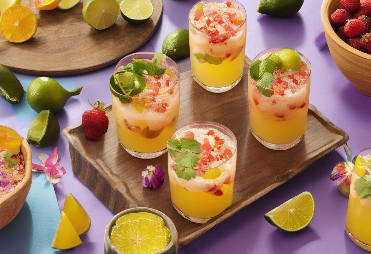 Image showing the final output answering the question: How do I shake up a fiesta fizz.