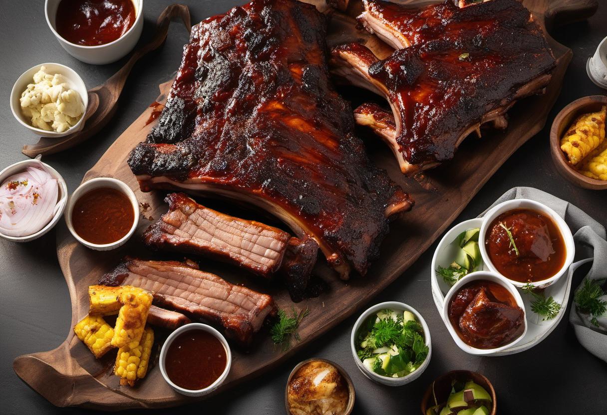 Image showing the final output answering the question: How do I smoke smoky whiskey ribs.